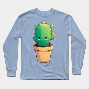 Cactus in a pot Long Sleeve T-Shirt